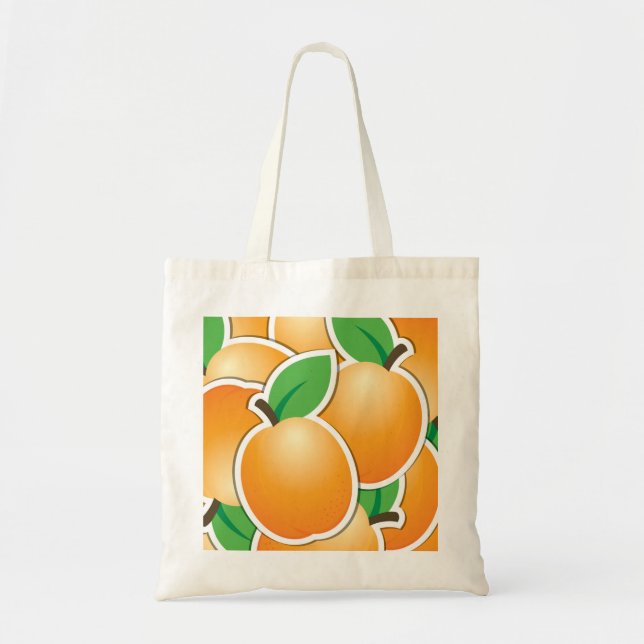 Bolso De Tela Abaricoque funky (Frente)