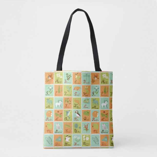 Bolso De Tela ABC Alaskan Wildlife Toto Bag (Anverso)