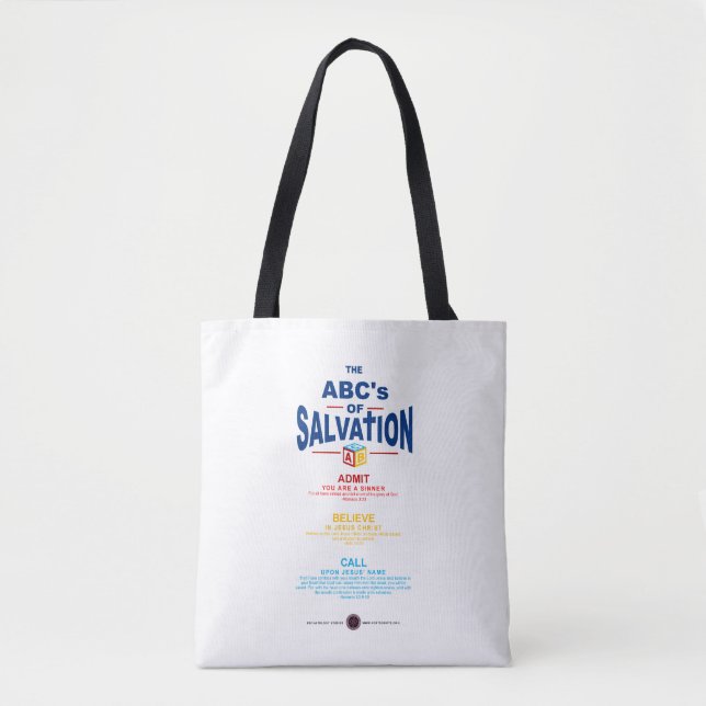 Bolso De Tela ABC de la Salvación (Anverso)