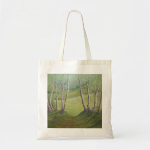 Bolso De Tela Abedules en la primavera, brezo de Walton, la