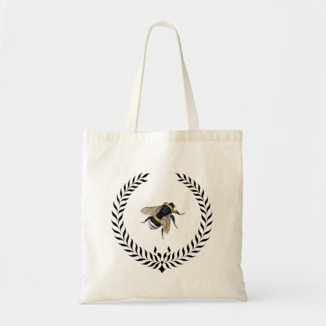 Bolso De Tela Abeja clásica (Frente)