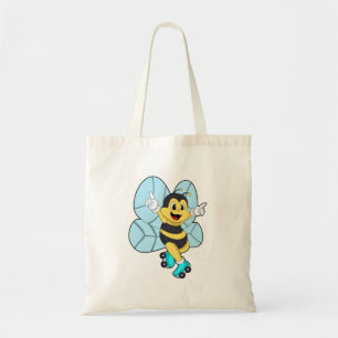 Bolso De Tela Abeja con patines de rodillos