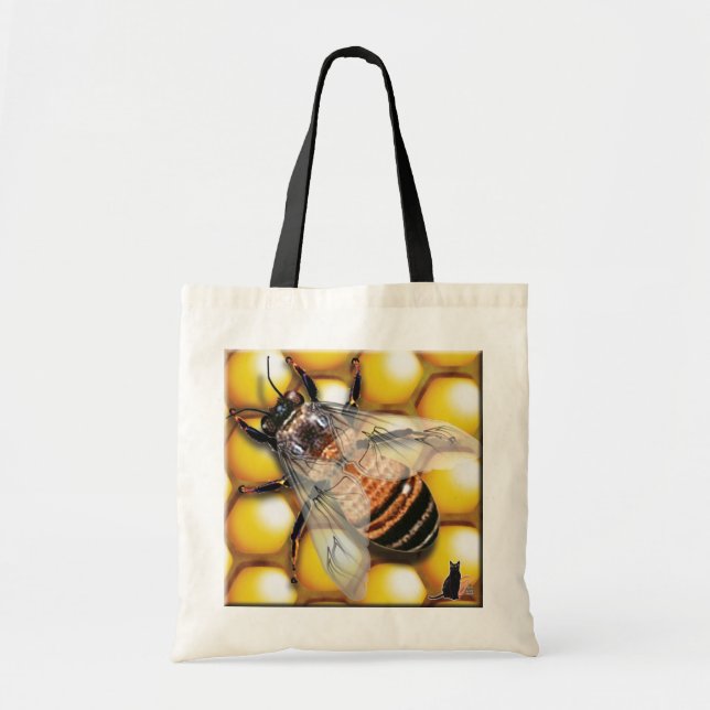 Bolso De Tela Abeja de la miel (Frente)
