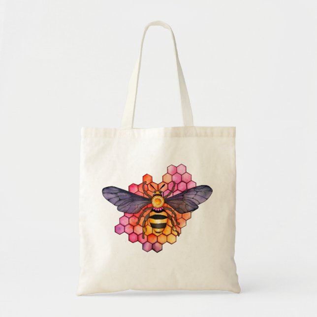 Bolso De Tela Abeja de panal (Frente)