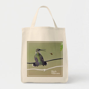 Bolso De Tela Abeja del colibrí y de la miel
