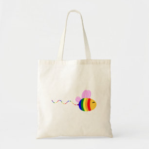 Bolso De Tela Abeja del orgullo gay
