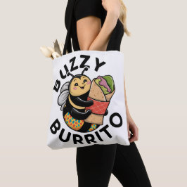 Bolso De Tela Abeja Divertida de Burrito Zumbante 