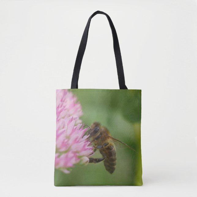 Bolso De Tela Abeja masiva, o tal vez (!) otro insecto, en una b (Anverso)