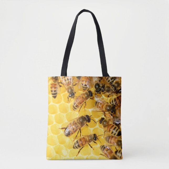 Bolso De Tela Abeja Melífera (Anverso)