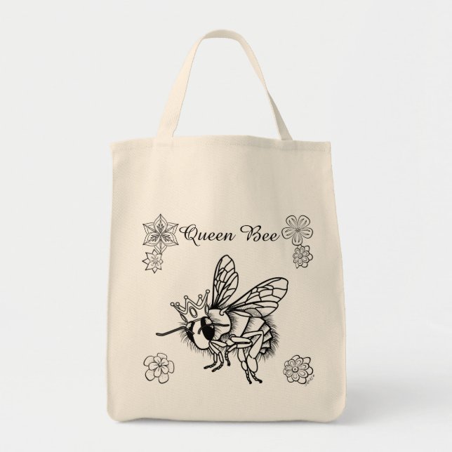 Bolso De Tela Abeja reina: Tote personalizado de Sonja A.S. (Frente)