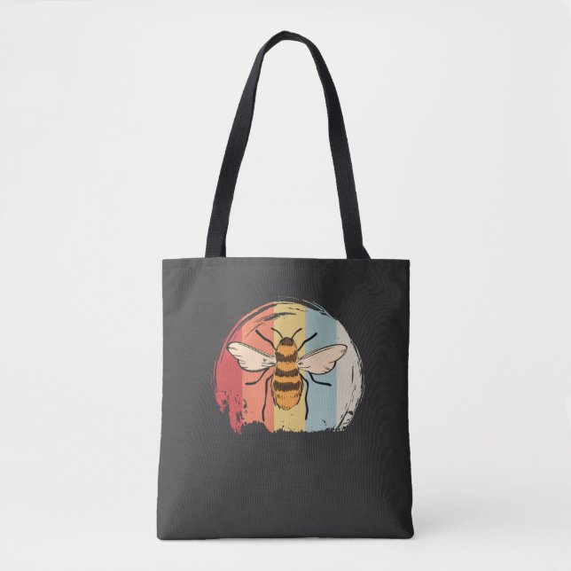 Bolso De Tela Abeja Vintage (Anverso)