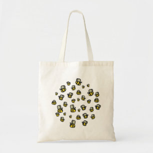 Bolso De Tela Abejas