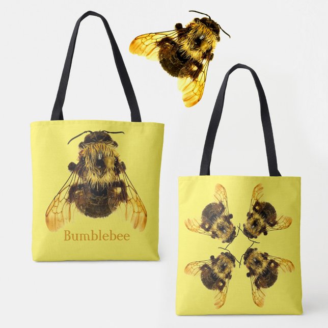 Bolso De Tela Abejas amarillas en amarillo (Subido por el creador)