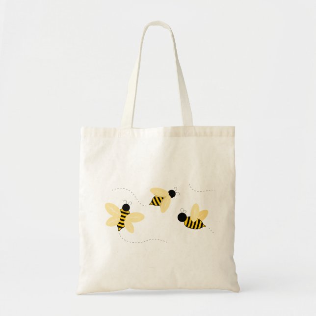 Bolso De Tela Abejas de burbujas (Frente)