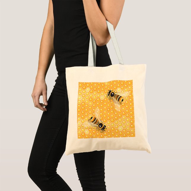 Bolso De Tela Abejas de miel en modelo de abeja brillante (Subido por el creador)
