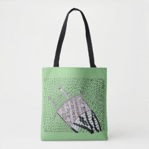 Bolso De Tela Abejas hablantes
