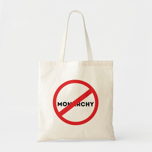 Bolso De Tela Abolir la monarquía (Frente)