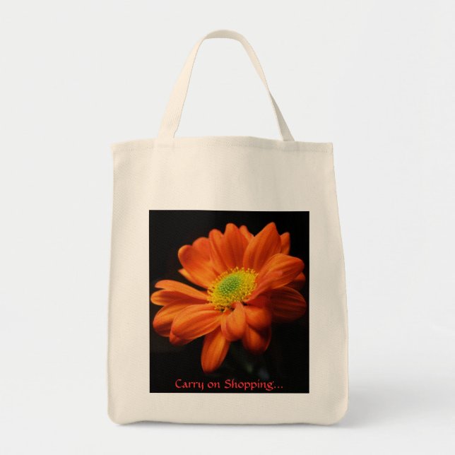 Bolso De Tela Abra el gerbera (Frente)