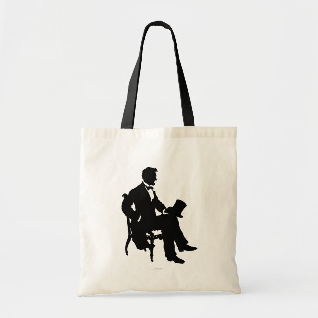 Bolso De Tela Abraham Lincoln (Frente)