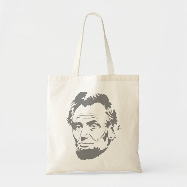 Bolso De Tela Abraham Lincoln (Frente)