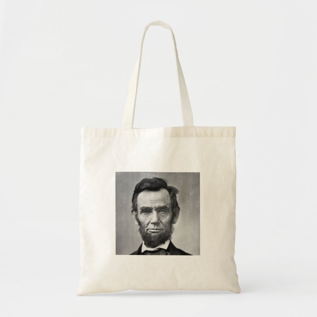 Bolso De Tela Abraham Lincoln (Frente)