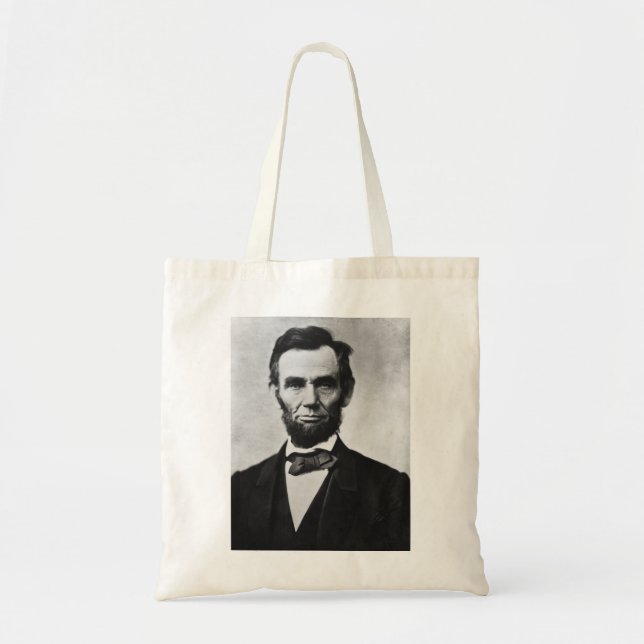 Bolso De Tela Abraham Lincoln (Frente)