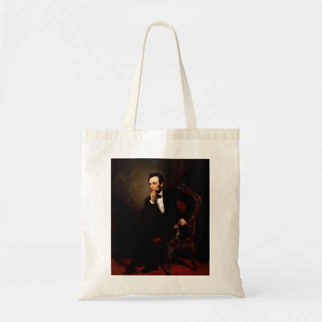 Bolso De Tela Abraham Lincoln (Frente)