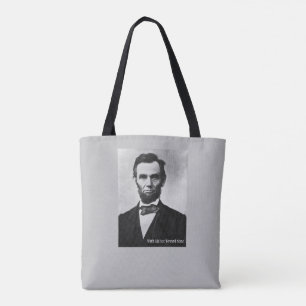 Bolso De Tela Abraham Lincoln - Con Malice hacia Ninguno