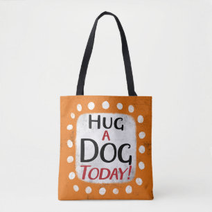Bolso De Tela Abrazo A Un Perro Hoy Toque Bag