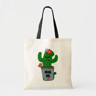 Bolso De Tela Abrazo de cactus