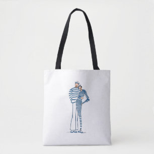 Bolso De Tela Abrazo de Marinero