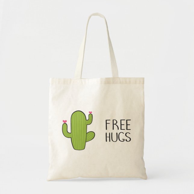 Bolso De Tela Abrazos gratis, Abrazo gracioso (Frente)