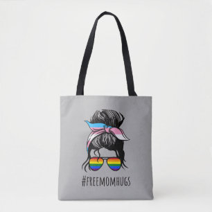 Bolso De Tela Abrazos Gratis Mamá IV - Arcoíris Pelo Despeinado