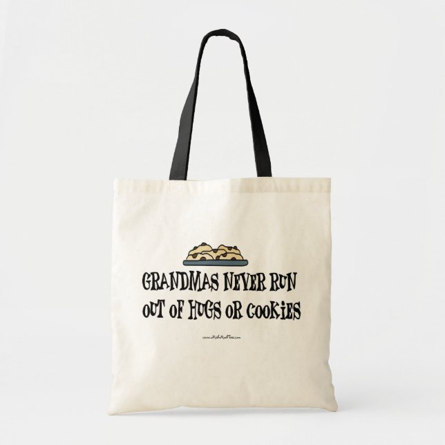 Bolso De Tela Abrazos y galletas de la abuela (Frente)