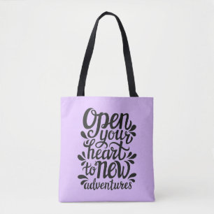 Bolso De Tela Abre El Corazón A Nuevas Aventuras