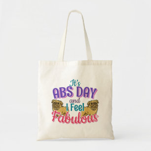 Bolso De Tela Abs Day Core Workout - Pug Dog Lover