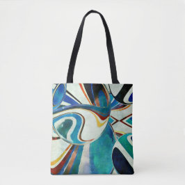 Bolso De Tela Abstracción con alcohol geométrico