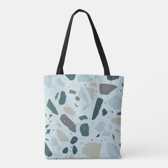 Bolso De Tela Abstract Beach Tote Bag (Reverso)