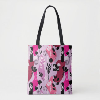 Bolso De Tela Abstract Botanics