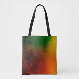Bolso De Tela abstract colored dust explosion on a black backgro