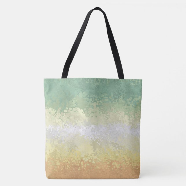 Bolso De Tela Abstract Genderflor Pride Flag (Anverso)