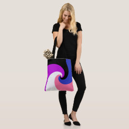 Bolso De Tela Abstract Genderfluid Pride Flag