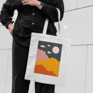 Bolso De Tela Abstract Mountains Tote Bag