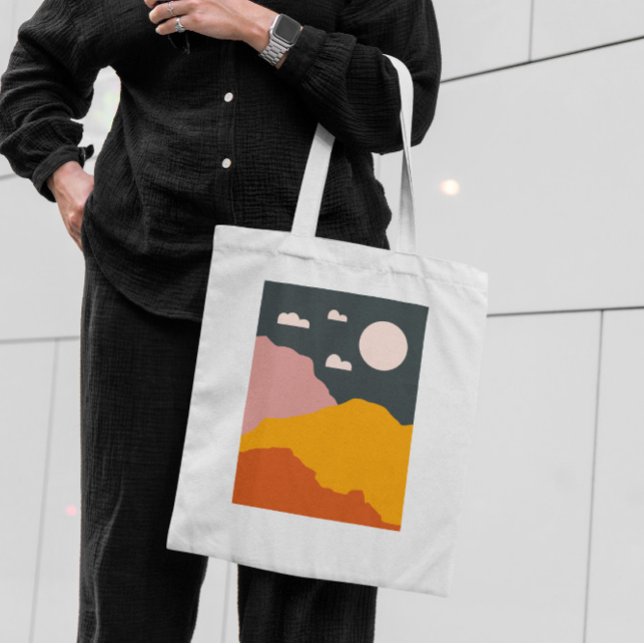 Bolso De Tela Abstract Mountains Tote Bag (Subido por el creador)