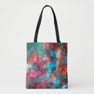 Bolso De Tela Abstract painting. Brushstrokes, spots of paint. M