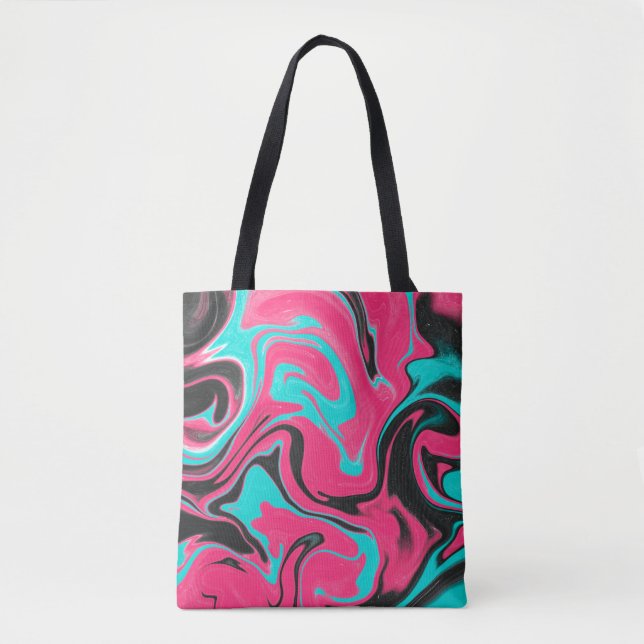 Bolso De Tela Abstract pattern background with gradient texturea (Anverso)