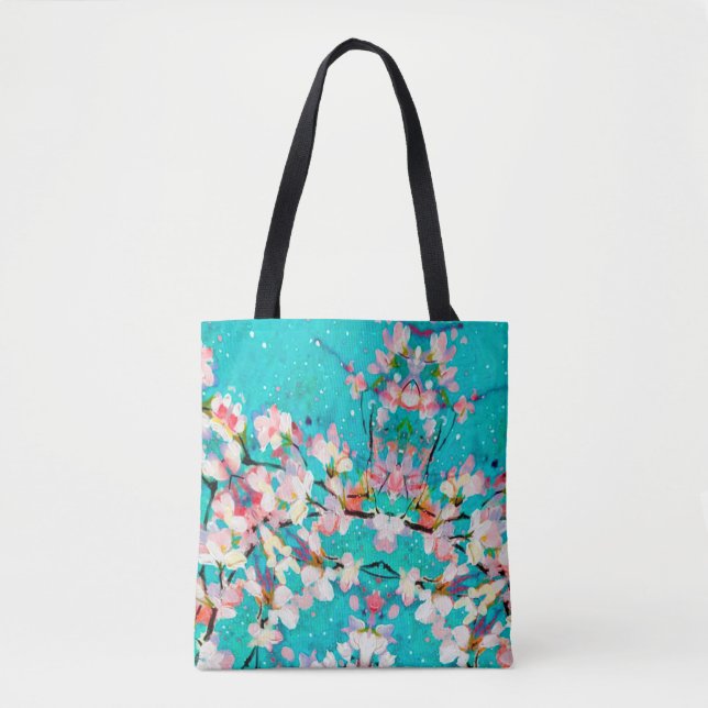 Bolso De Tela Abstract pattern colorful background (Anverso)