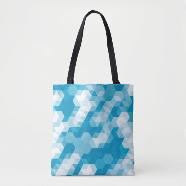 Bolso De Tela Abstract pattern of geometric shapes backgroundabs (Anverso)