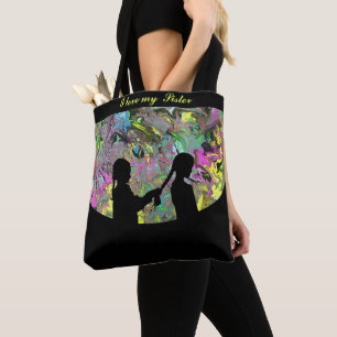 Bolso De Tela Abstract-SISTERS Tote Bag
