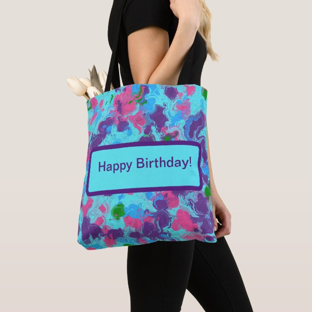 Bolso De Tela Abstract Splatt (Detalle)